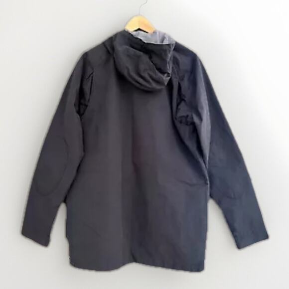 Original Penguin by Munsingwear Rain Coat M Navy Hooded Jacket Cotton Blend - Picture 4 of 12